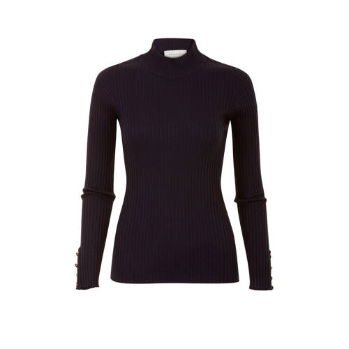 Promiss Fijngebreide Trui Donkerblauw promiss kopen in de aanbieding Promiss Fijngebreide Trui Donkerblauw promiss kopen in de aanbieding