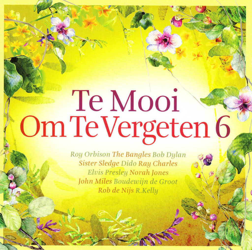 Various Artists - Te Mooi Om Te Vergeten 6 (CD)