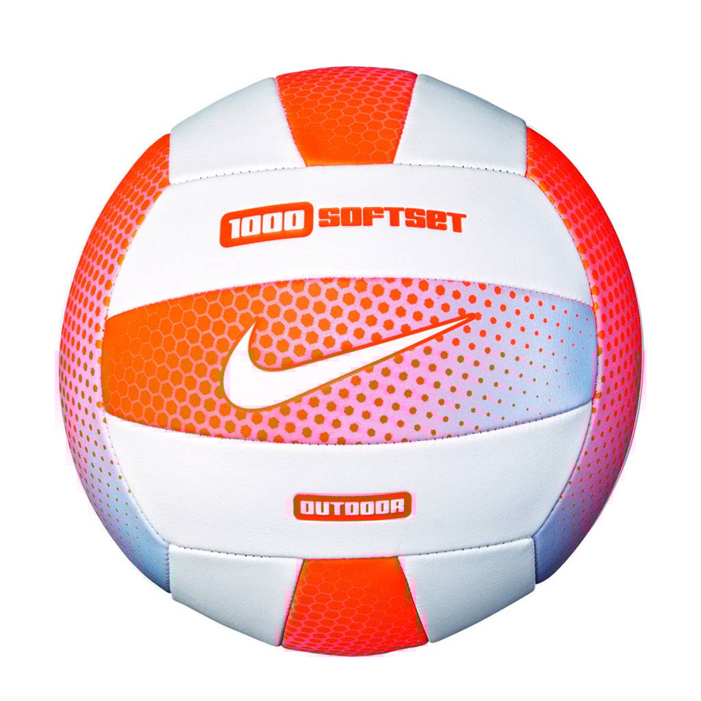Nike Equipment 1000 Outdoor Volleyball 18P, Oranje/wit