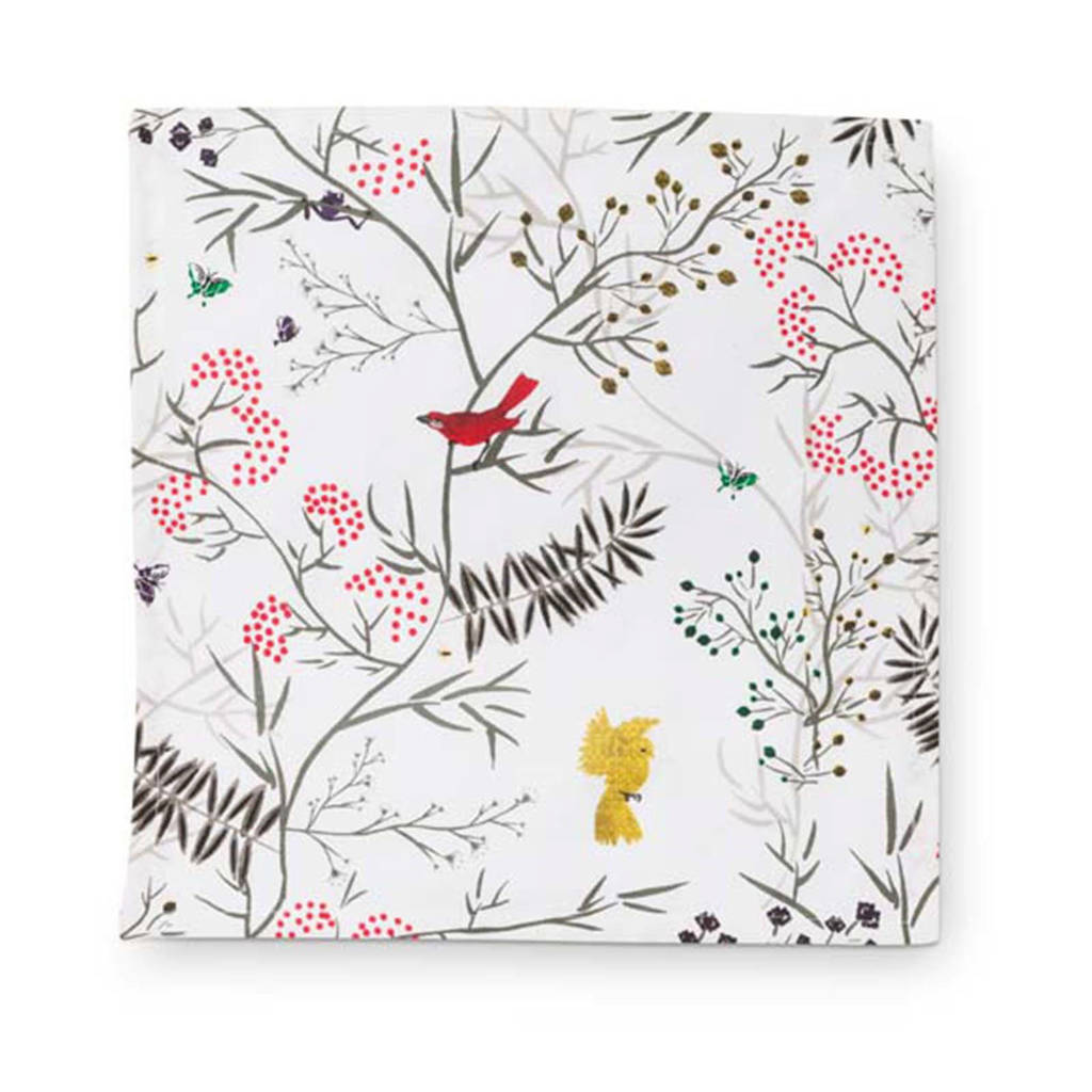 Designed for Living Tree of Life servet (35x35 cm), Wit met print