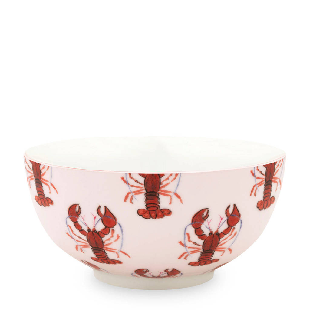 Fabienne Chapot Lobster kom (Ø12 cm), Roze