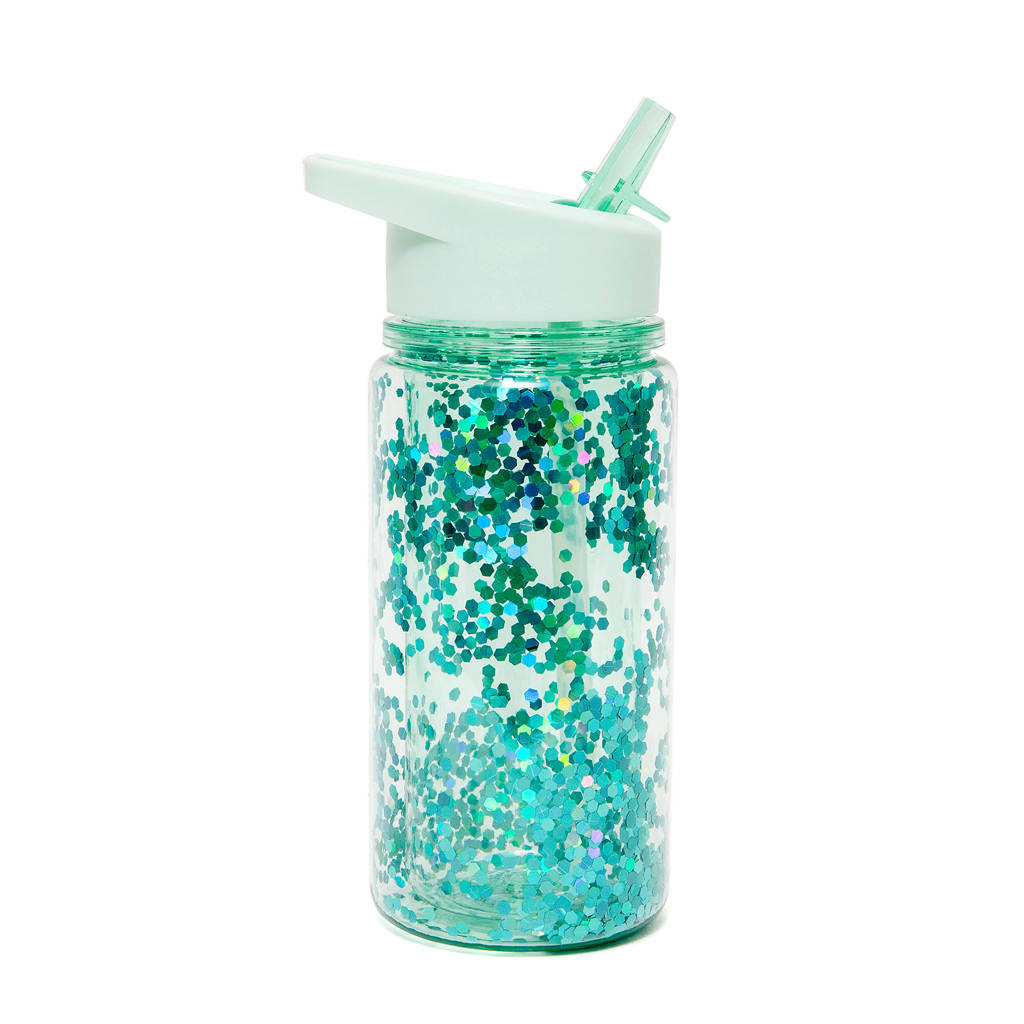 Petit Monkey rietjesbeker (300 ml), Groen/transparant