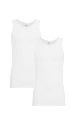 hemd (set van 2) wit