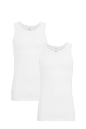 hemd (set van 2) wit