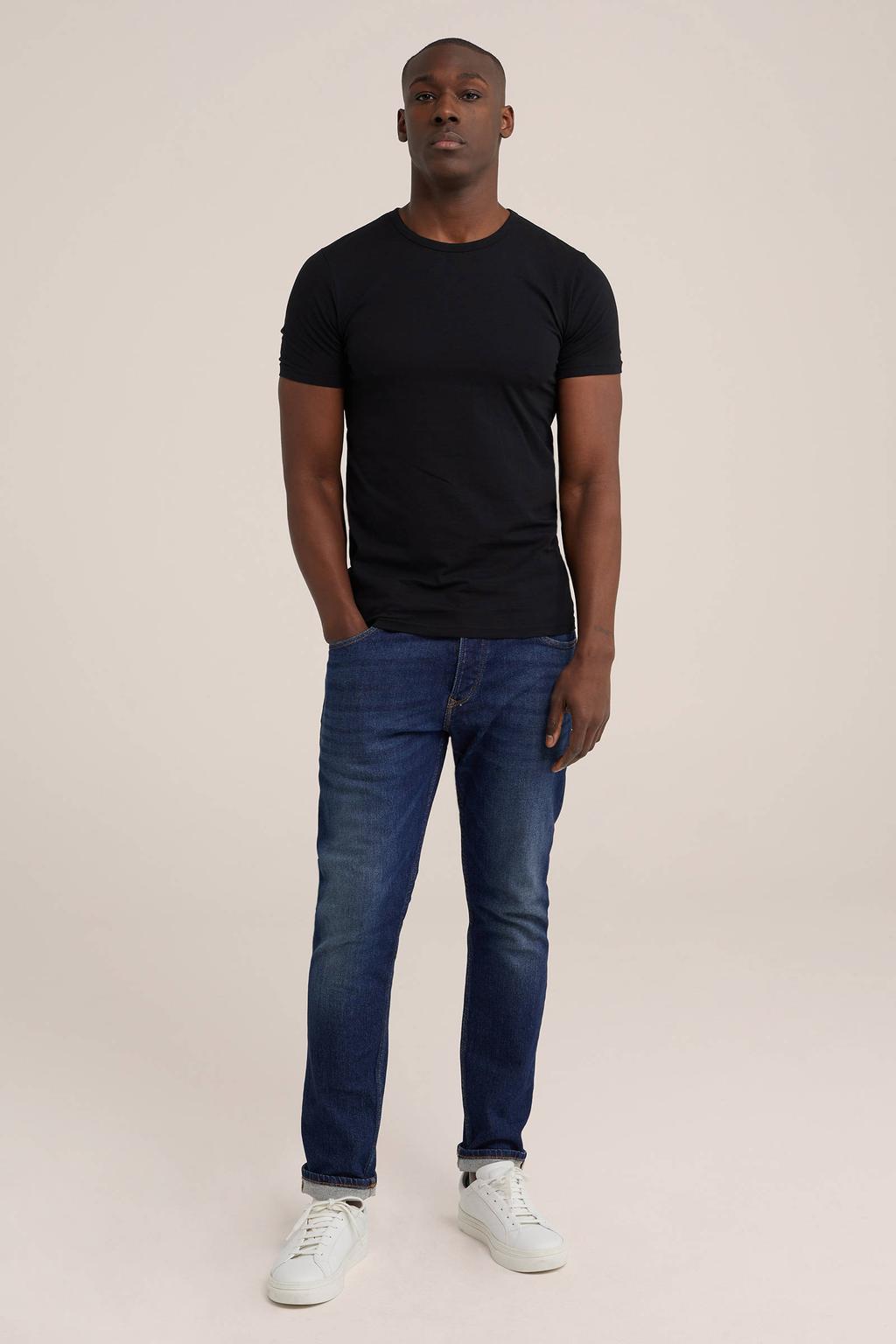 WE Fundamentals T-shirt zwart (set van 2)