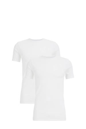 T-shirt wit - set van 2