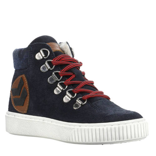 Pinocchio Suede Sneakers Blauw pinocchio kopen in de aanbieding