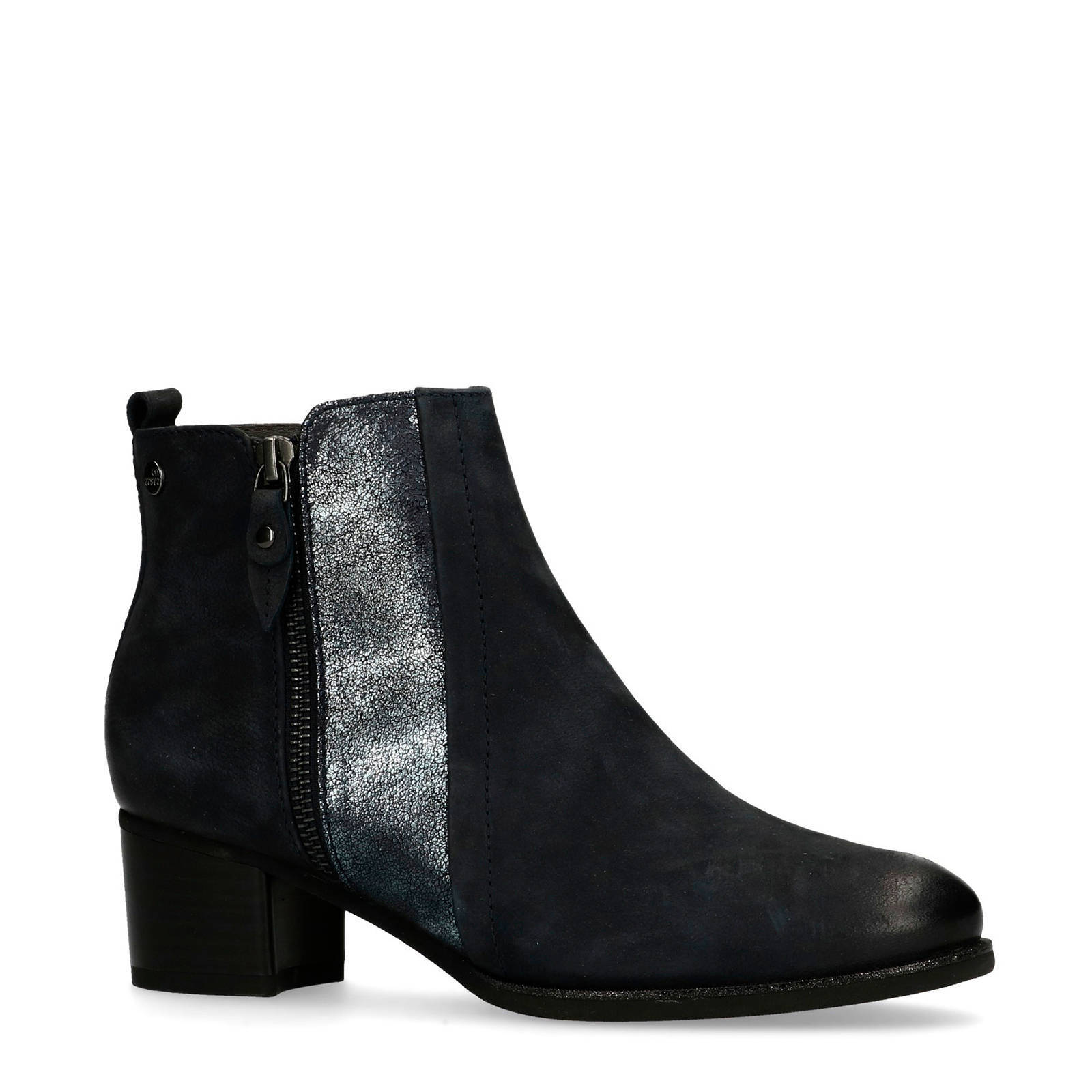 No Stress nubuck enkellaarzen blauw | wehkamp