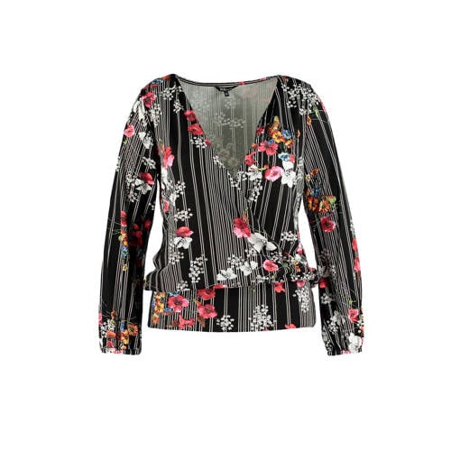 Ms Mode Gebloemde Overslag Top ms mode kopen in de aanbieding