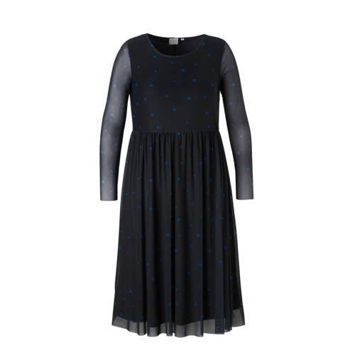 Junarose Jurk Met Stippen junarose kopen in de aanbieding