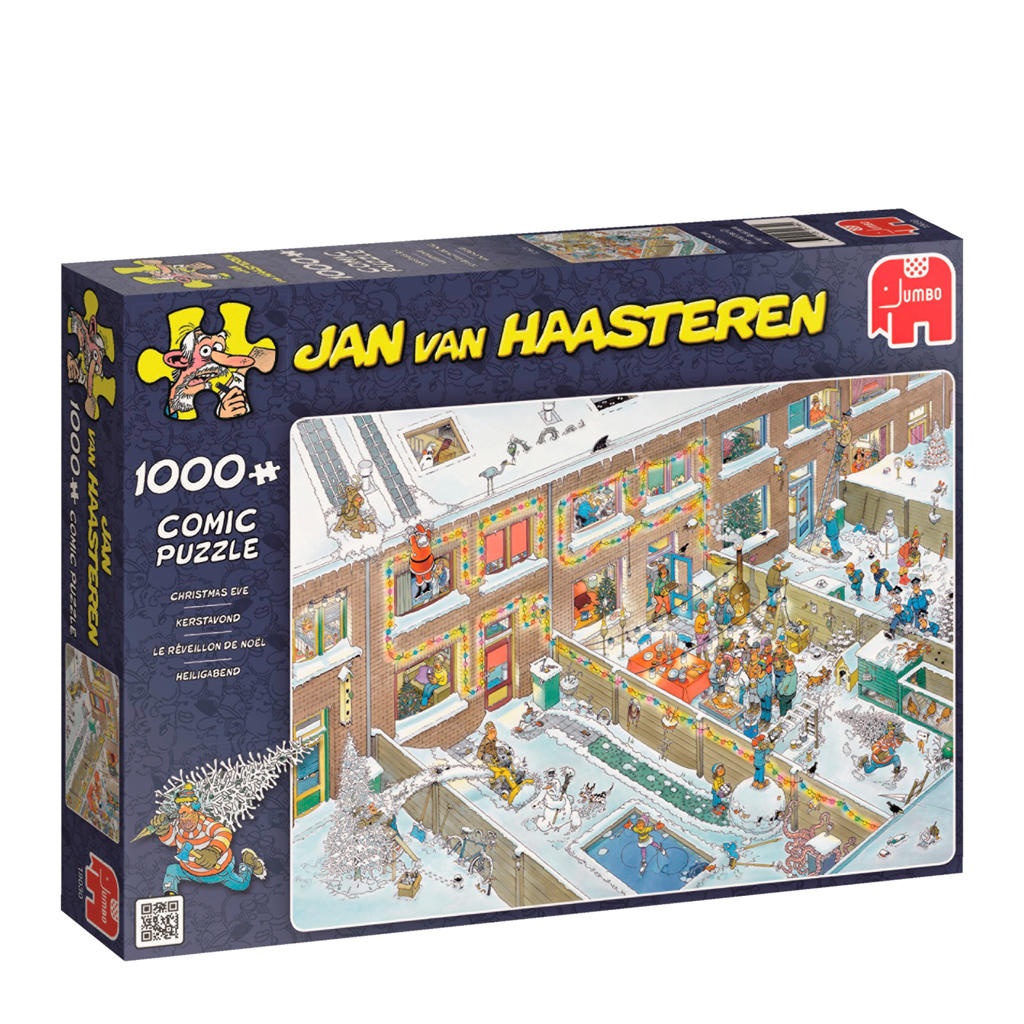 Jan van Haasteren Kerstavond  legpuzzel 1000 stukjes