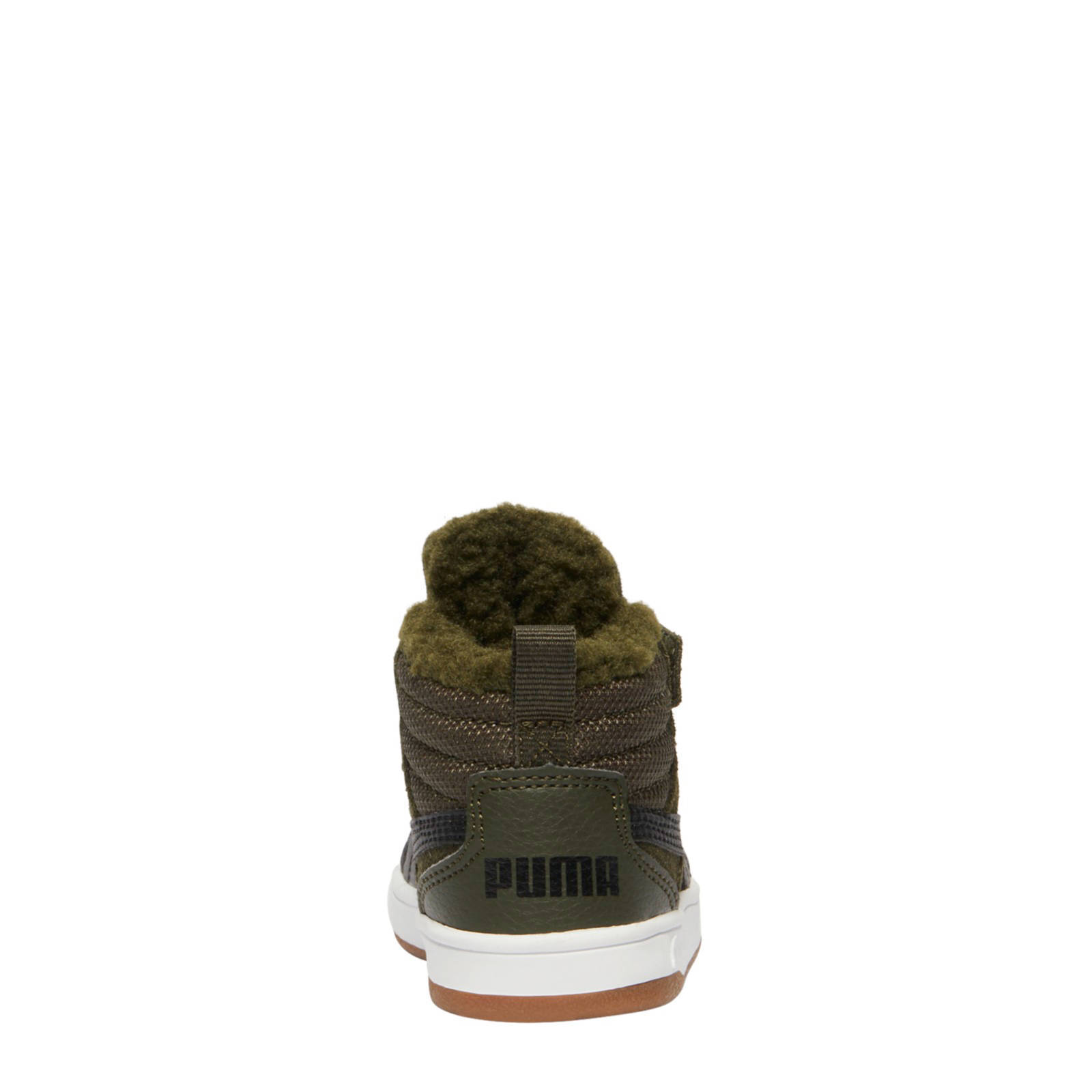 Puma Rebound Street V2 suède sneakers groen | wehkamp