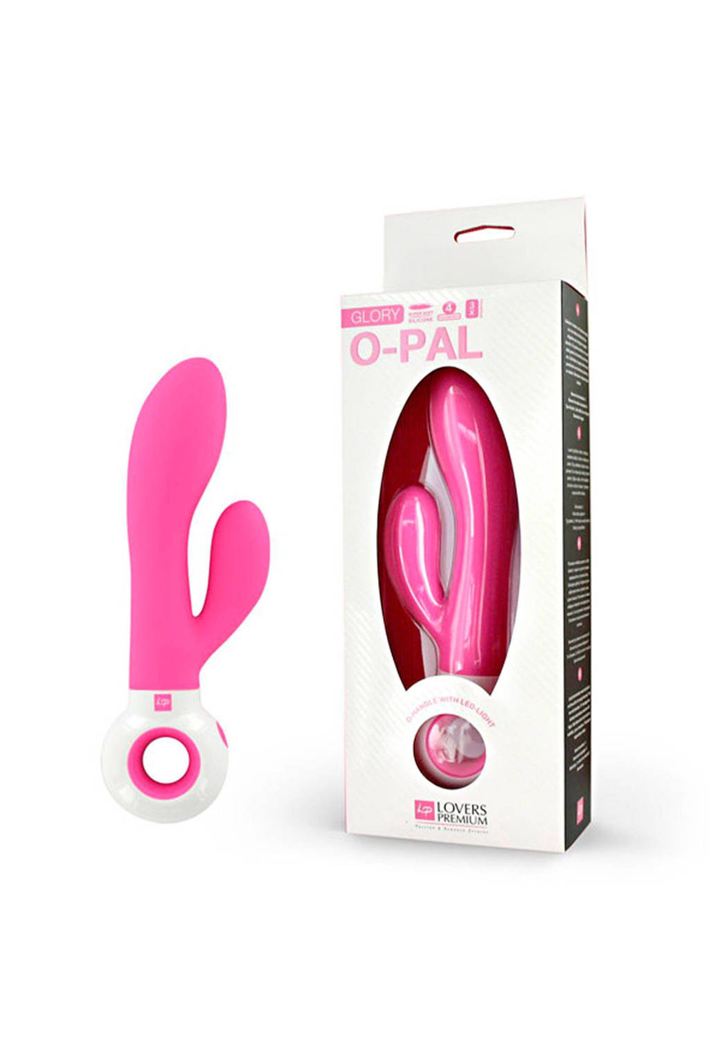 Lovers Premium Rabbit vibrator, Roze (glanzend)