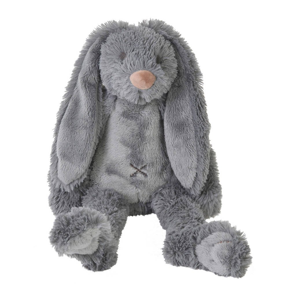 Happy Horse kleine donkergrijze Rabbit Richie knuffel 28 cm