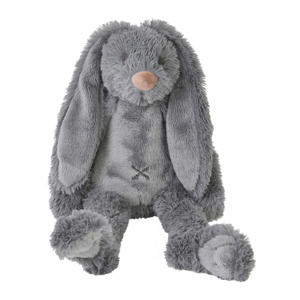 kleine donkergrijze Rabbit Richie knuffel 28 cm