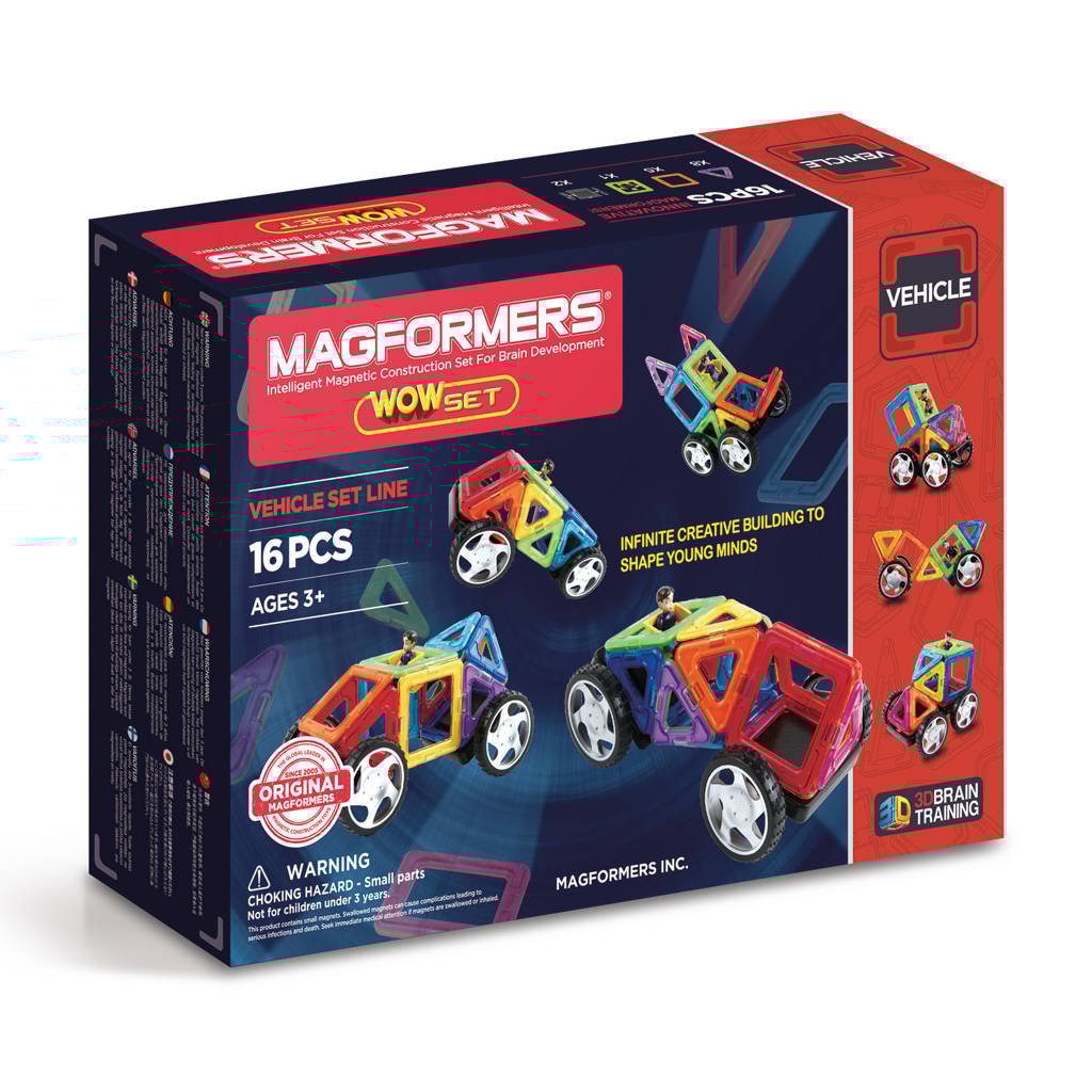 Magformers vehicle set 16 stuks