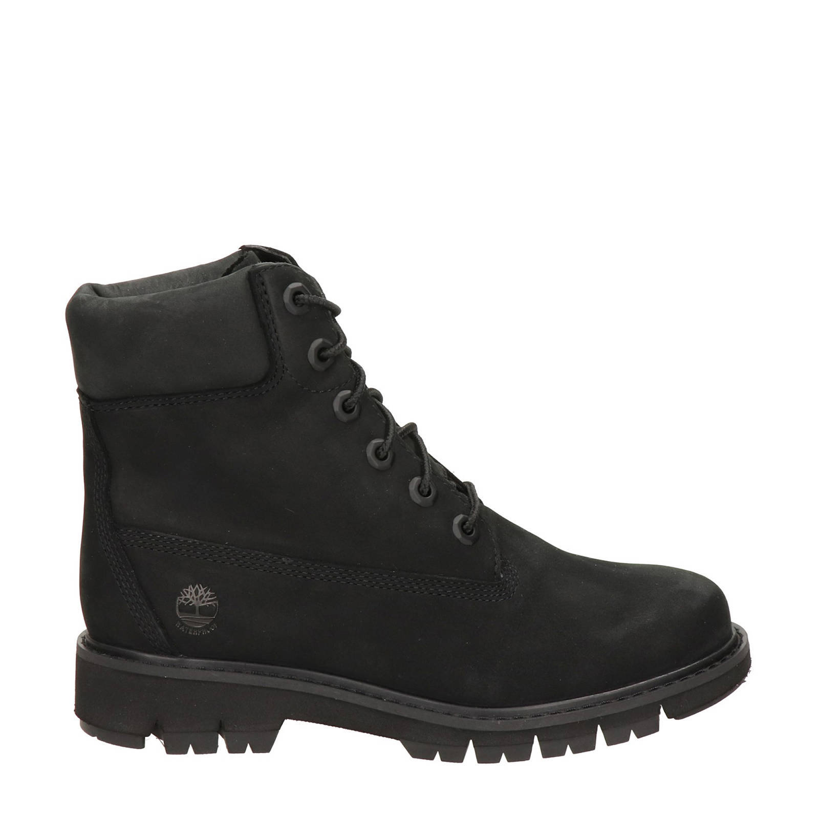 Timberland Lucia Way nubuck veterboots zwart | wehkamp