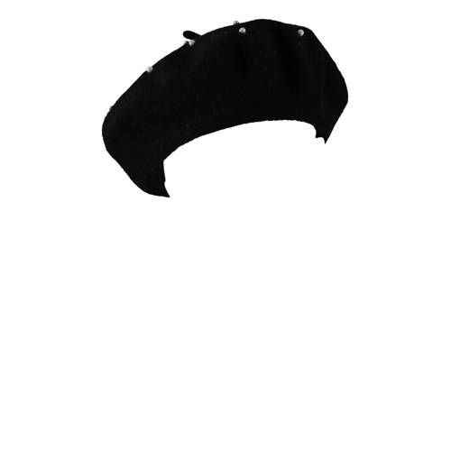 Sarlini Baret Met Wol En Parels sarlini kopen in de aanbieding