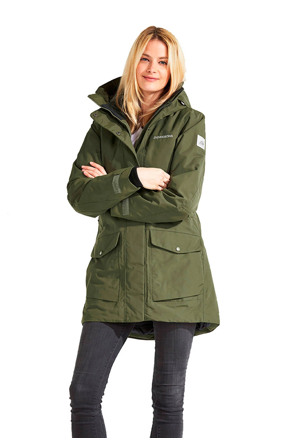 Lange parka met capuchon - KAKI - Kiabi - 65.00