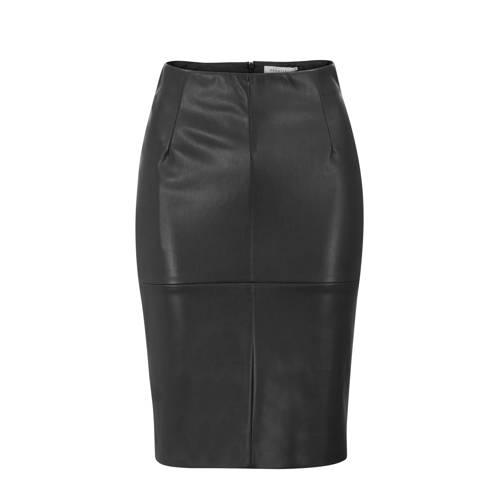 Promiss Imitatieleren Kokerrok Zwart promiss kopen in de aanbieding Promiss Imitatieleren Kokerrok Zwart promiss kopen in de aanbieding