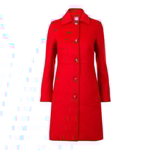Promiss Coat Met Wol Rood promiss kopen in de aanbieding Promiss Coat Met Wol Rood promiss kopen in de aanbieding