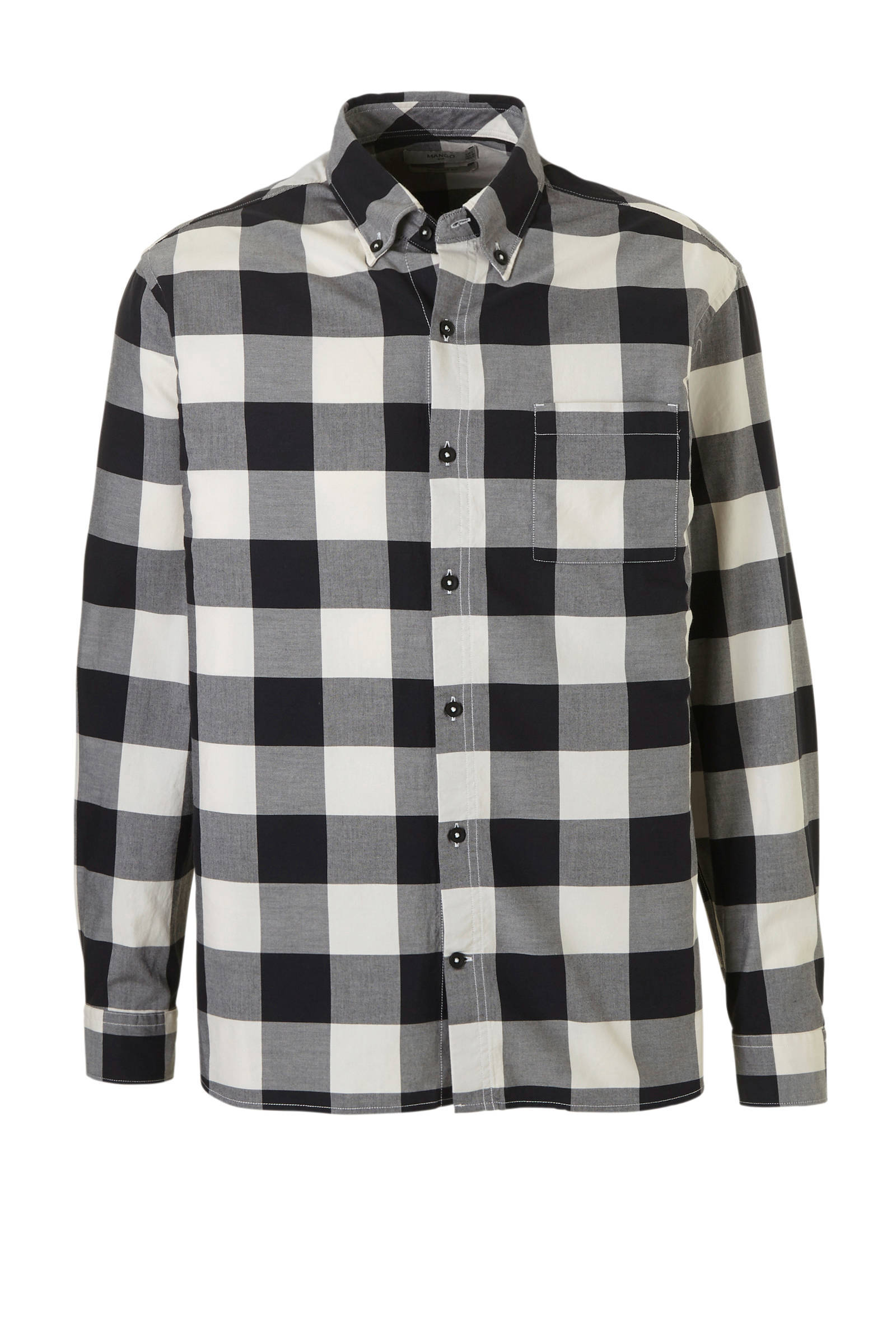 geruite blouse heren