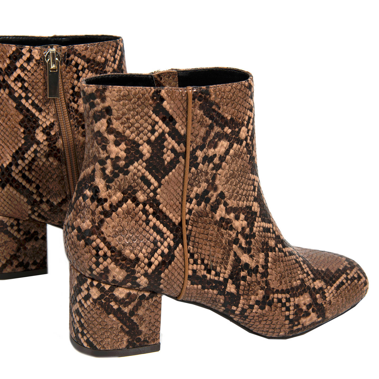 Parfois enkellaars met slangenprint camel | wehkamp Parfois enkellaars met slangenprint camel | wehkamp