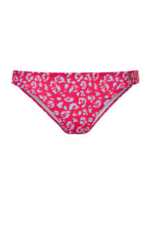 bikinibroekje met all over print roze