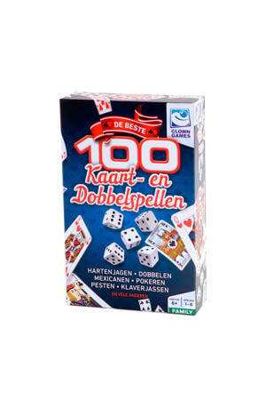 100 kaart- en dobbelspel