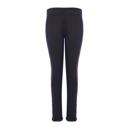 Miss Etam Regulier Slim Fit Glitter Broek Zwart miss etam kopen in de aanbieding