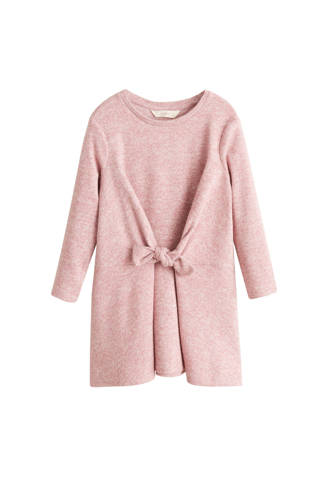 jurk met decoratieve strik roze