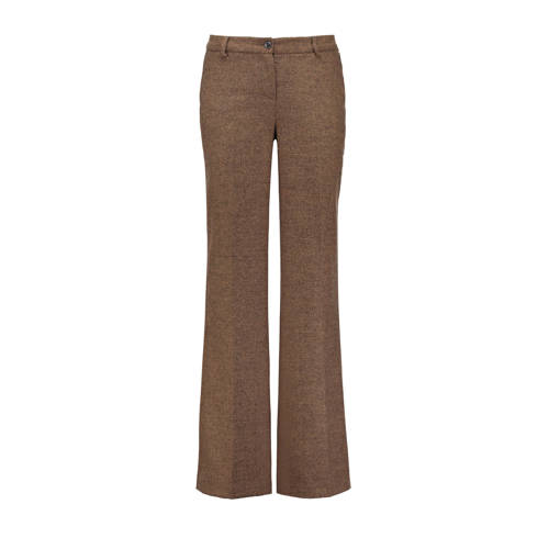 Claudia Strater Straight Fit Pantalon Met Wol Bruin claudia strater kopen in de aanbieding Claudia Strater Straight Fit Pantalon Met Wol Bruin claudia strater kopen in de aanbieding