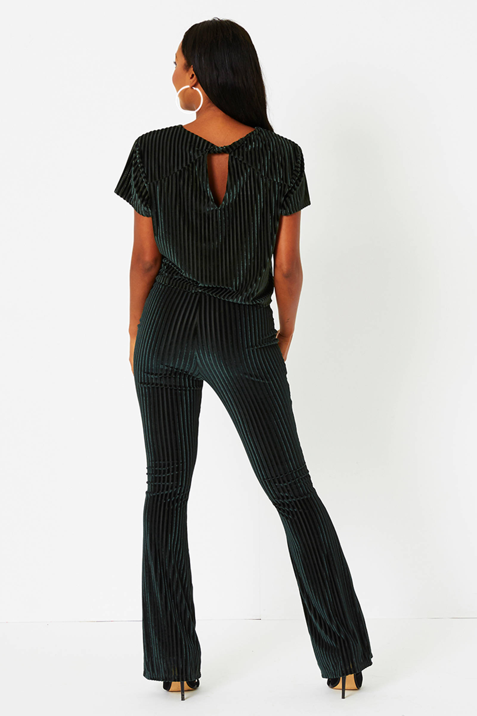 flared legging velvet