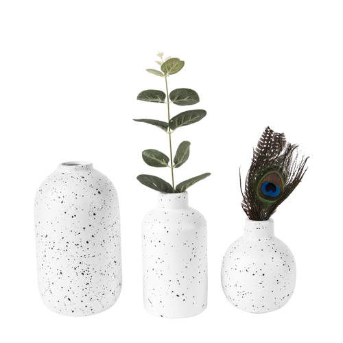 Pt Vaas Dotted Set Van 3 pt kopen in de aanbieding Pt Vaas Dotted Set Van 3 pt kopen in de aanbieding