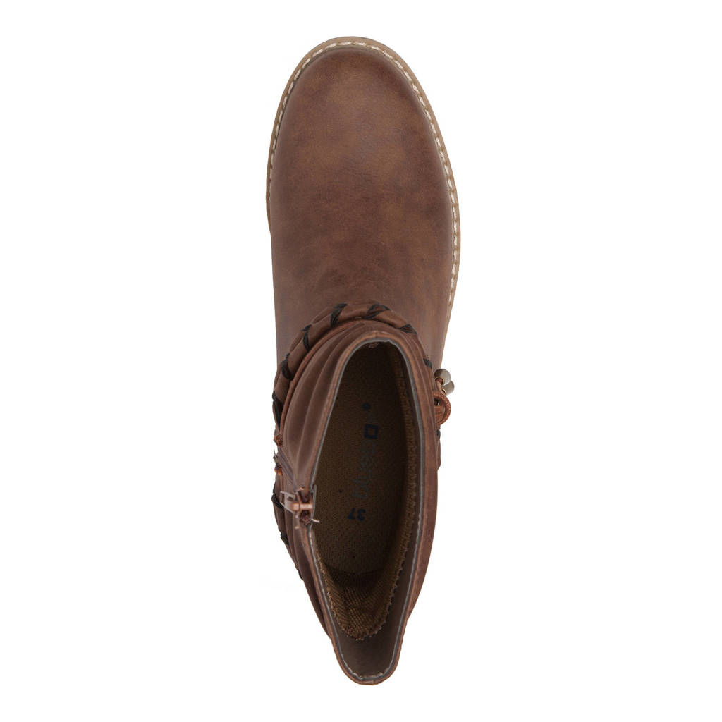 Box Scapino Scapino Blue Blue Enkellaarzen Cognac Box wa4qIE