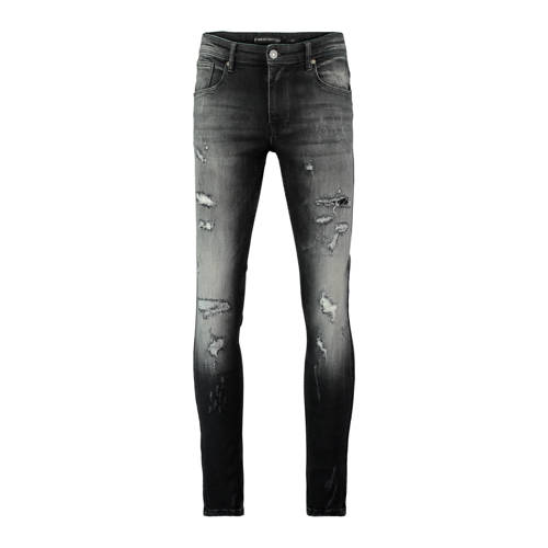 Coolcat Skinny Fit Jeans Met Gebleekte Afwerking Zwart coolcat kopen in de aanbieding Coolcat Skinny Fit Jeans Met Gebleekte Afwerking Zwart coolcat kopen in de aanbieding