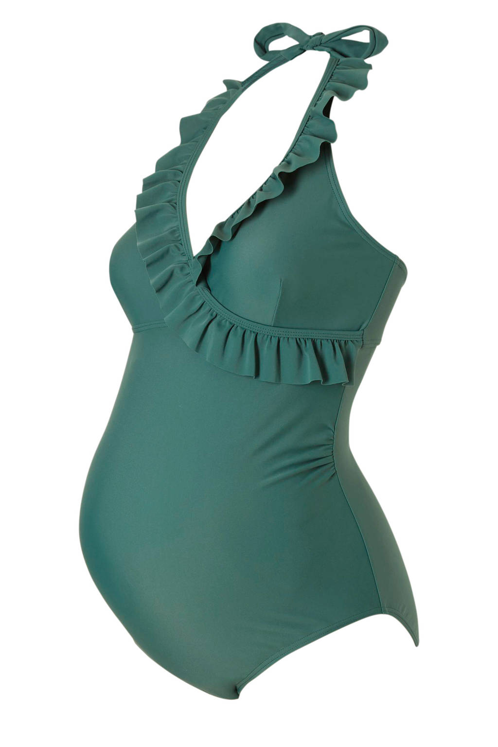 Groen liciouspositie Halter Mama Met Ruffles Badpak wBqxCgOF