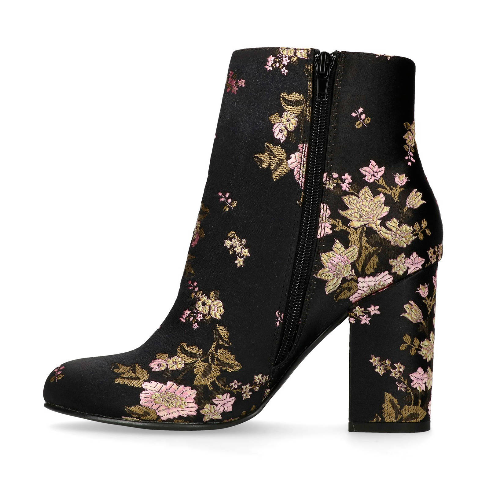 Sacha enkellaarzen met bloemen zwart | wehkamp Sacha enkellaarzen met bloemen lichtroze | wehkamp