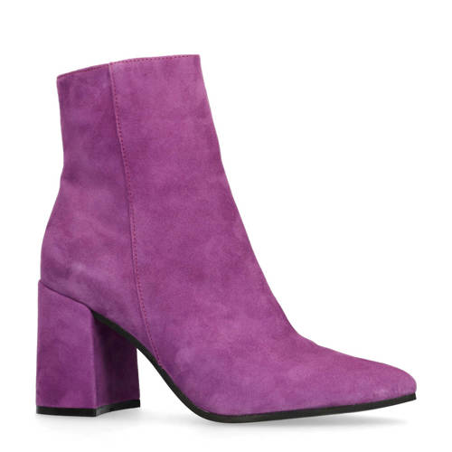 Sacha Suede Enkellaarzen Paars sacha kopen in de aanbieding Sacha Suede Enkellaarzen Paars sacha kopen in de aanbieding