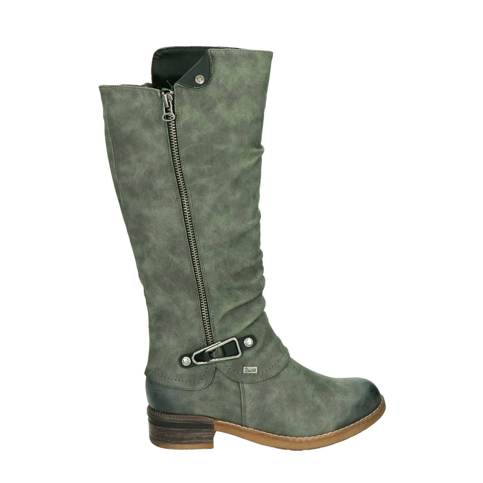 Rieker imitatieleren laarzen grijs | wehkamp