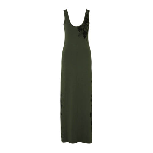 whkmp's beachwave katoenen jurk met bladprint whkmp's beachwave katoenen jurk met bladprint
