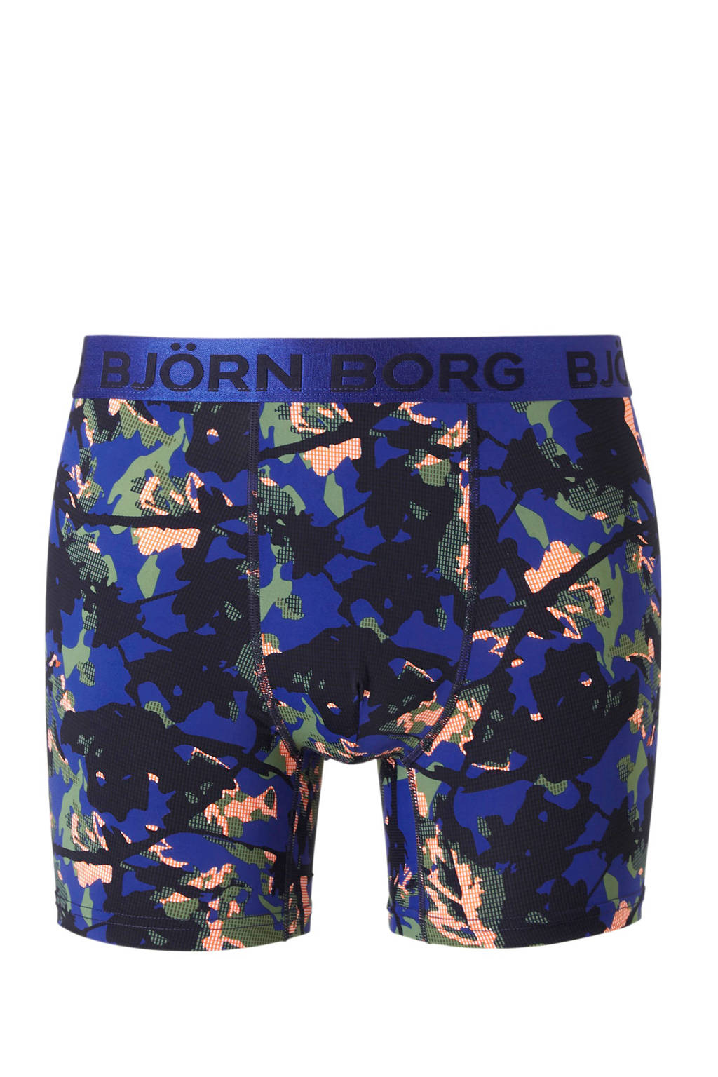 Björn Borg sportboxer, donkerblauw/zwart/groen/oranje