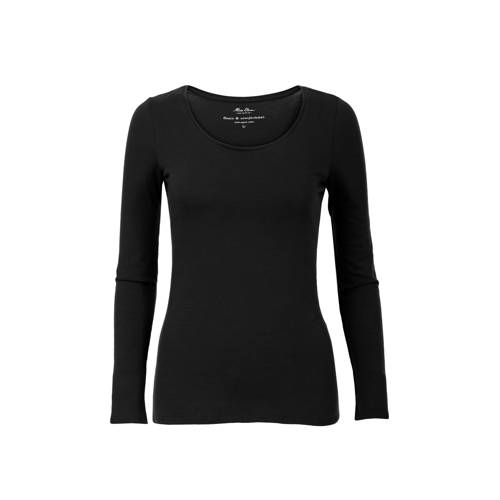 Miss Etam Regulier Longsleeve Zwart miss etam kopen in de aanbieding