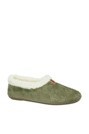 pantoffels kaki