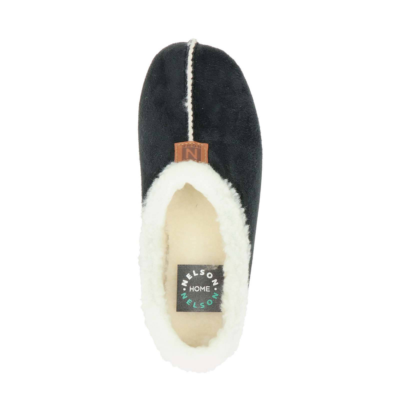 Nelson Home pantoffels zwart | wehkamp