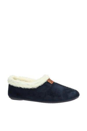 pantoffels donkerblauw
