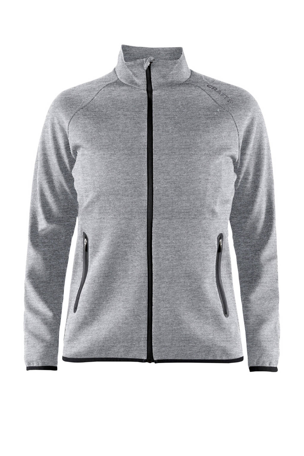 Craft sportvest grijs, Grijs melange