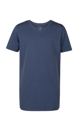 T-shirt Basics donkerblauw