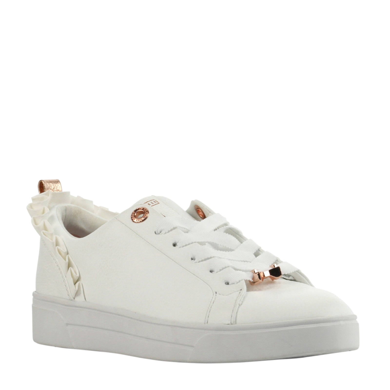 Ted Baker leren sneakers wit | wehkamp