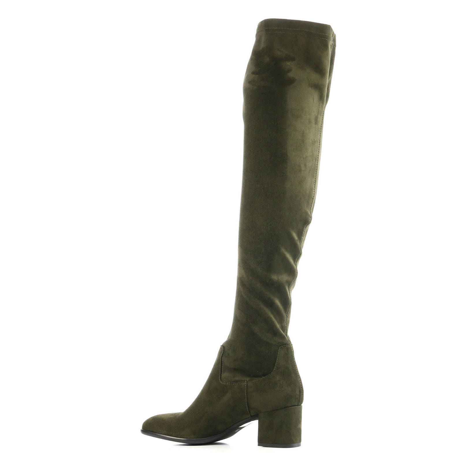 suède overknee laarzen Quilia groen suède overknee laarzen Quilia groen